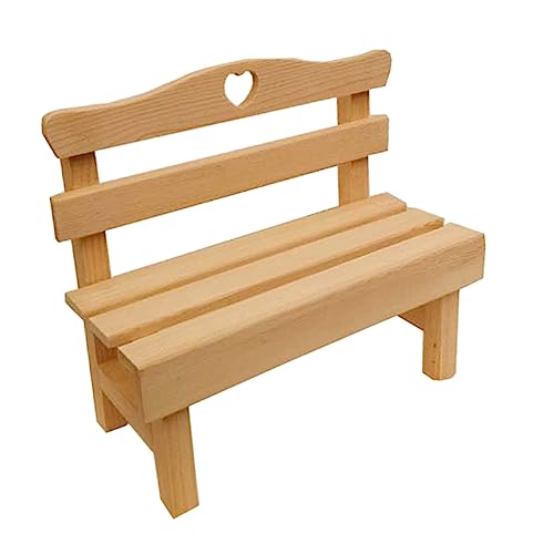 TOYANDONA Dekorative Bank Mini-Bank Für Ornamente Miniatur-mini-Stuhl Aus Holz Für Die Inneneinrichtung TOYANDONA Dekorative Bank Mini-Bank Für Ornamente Miniatur-mini-Stuhl Aus Holz Für Die Inneneinrichtung von TOYANDONA