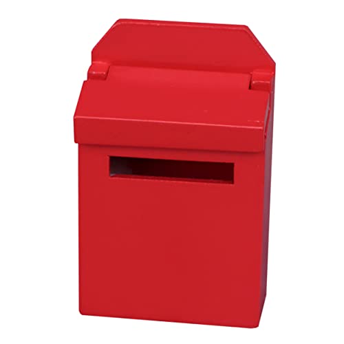 TOYANDONA 1stück Miniatur Briefkasten Für Puppenhäuser Spielzeug Dekoration Detailgetreue Gestaltung Für Mini House Zubehör von TOYANDONA