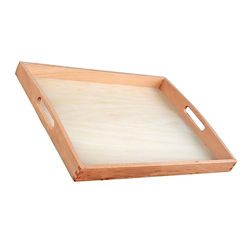 TOYANDONA 1Stk Montessori-Tablett -Organizer für Konstruktionsspielzeug für kinderspielzeug holzpaletten bastelset Lehrhilfe Intelligenzspielzeug von TOYANDONA