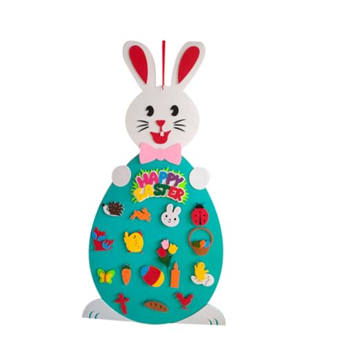 TOYANDONA 1Stk Ostern-DIY-Kaninchenspielzeug kinderspielzeug ostern easter egg decoration osterspielzeuge easter toys Ostern Ei Anhänger mit Osterspiel Osterspiel-Hängedekoration TOYANDONA 1Stk Ostern-DIY-Kaninchenspielzeug kinderspielzeug ostern easter egg decoration osterspielzeuge easter toys Ostern Ei Anhänger mit Osterspiel Osterspiel-Hängedekoration von TOYANDONA