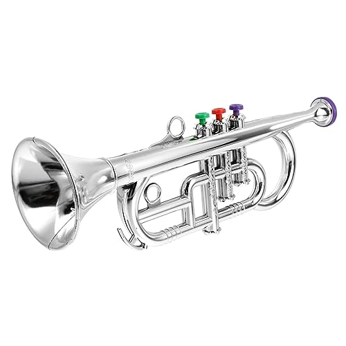 TOYANDONA 1Stk Saxophon-Modell Elektronisches Saxophon- Musikspielzeug für Kleinkinder musikinstrumente Musical Toy Instruments Simulation Musikinstrument Tragbares Silver von TOYANDONA