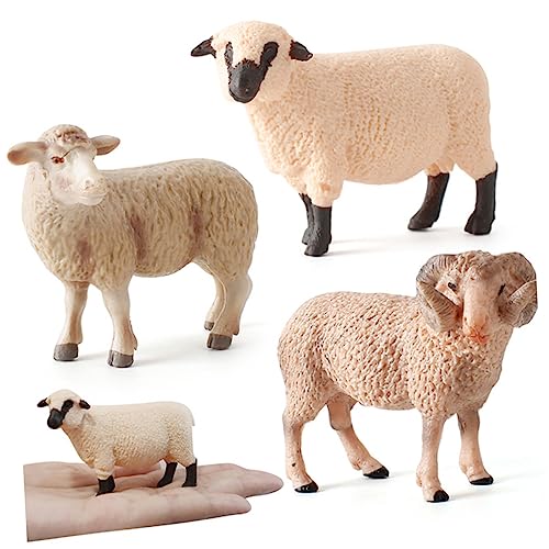 TOYANDONA 1Stk Schaf-Modell Schafe Schafmodell Schafstatue Ornament Tierspielzeug Figur Kind Bauernhof Babyspielzeug Lamm kreative Schafverzierung Beige TOYANDONA 1Stk Schaf-Modell Schafe Schafmodell Schafstatue Ornament Tierspielzeug Figur Kind Bauernhof Babyspielzeug Lamm kreative Schafverzierung Beige von TOYANDONA
