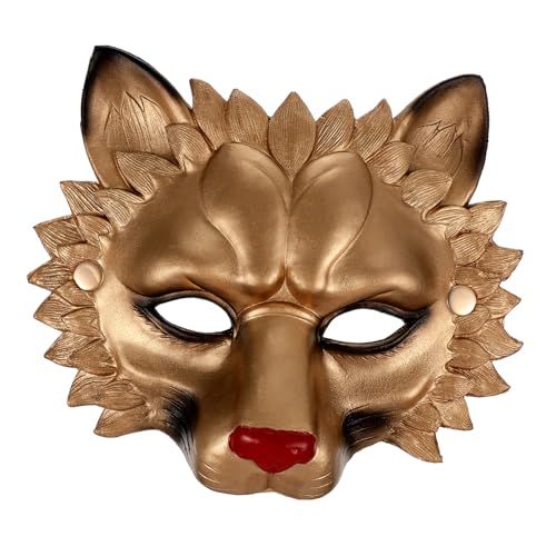 TOYANDONA 1Stk Tanzparty Löwenmaske gruselige Halloween-Maske tierische Maske Rave-Maske halloween costume halloween kleidung Maskiert Halloween-Löwenmaske Maskenparty Löwendekoration Golden TOYANDONA 1Stk Tanzparty Löwenmaske gruselige Halloween-Maske tierische Maske Rave-Maske halloween costume halloween kleidung Maskiert Halloween-Löwenmaske Maskenparty Löwendekoration Golden von TOYANDONA