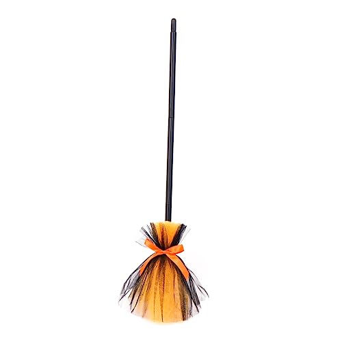 TOYANDONA 1Stück Halloween Hexenbesen Dekoration Realistisches Besen Ornament für Party Supplies für Unvergessliche Halloween und von TOYANDONA