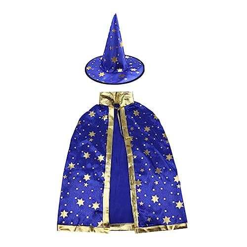 TOYANDONA 1Stück Halloween Umhang mit Hut Cosplay Kostüm für Langlebig und Bequem für Halloween Fasching und Bühnenaufführungen Zauberhaftes Kostüm für Kleine Hexen TOYANDONA 1Stück Halloween Umhang mit Hut Cosplay Kostüm für Langlebig und Bequem für Halloween Fasching und Bühnenaufführungen Zauberhaftes Kostüm für Kleine Hexen von TOYANDONA