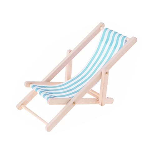 TOYANDONA 1Stück Mini Für Puppenhaus Himmelblauer Miniaturstuhl Für Kreative Deko Perfektes Zubehör Für DIY Projekte Und Mikrolandschaften von TOYANDONA