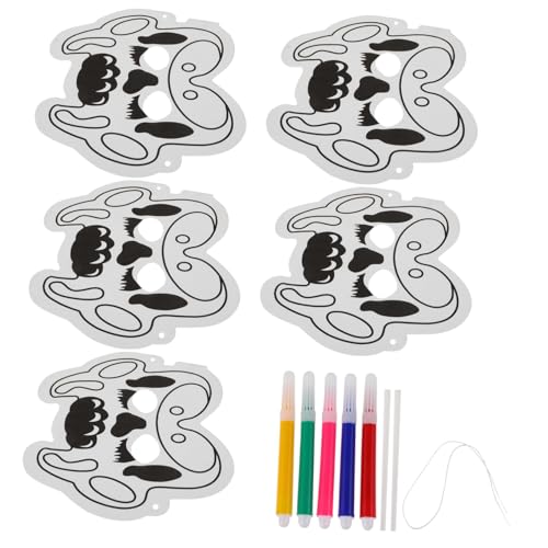 TOYANDONA 1satz Graffiti Tiermaske Für Mädchen Unfertige Inflatable Malen Bastelspielzeug Für Geburtstagsfeiern Und Partys Kuh-design TOYANDONA 1satz Graffiti Tiermaske Für Mädchen Unfertige Inflatable Malen Bastelspielzeug Für Geburtstagsfeiern Und Partys Kuh-design von TOYANDONA