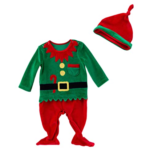 TOYANDONA 1satz Weihnachtsmann Overall Lustiger Xmas Jumpsuit Mit Hut Für Jungen Und Mädchen Bequemes Und Hautfreundliches Design Für Festliche Anlässe Und Fotoshootings Passend Für TOYANDONA 1satz Weihnachtsmann Overall Lustiger Xmas Jumpsuit Mit Hut Für Jungen Und Mädchen Bequemes Und Hautfreundliches Design Für Festliche Anlässe Und Fotoshootings Passend Für von TOYANDONA