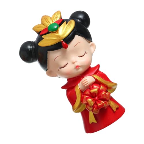 TOYANDONA 1stk Brautschmuck Kuchendekoration Kucheneinsatz- Hochzeitstorte Topper Kuchen Auswählen Cartoon-kuchen- Hochzeitstorte Auswählen Dekorativer Aufsatz Harz von TOYANDONA
