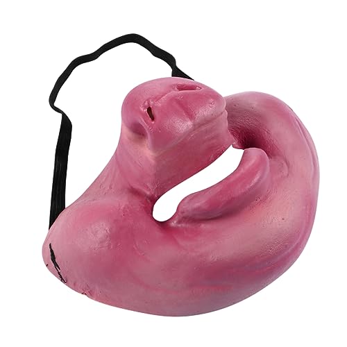 TOYANDONA 1stk Halloween Lustige Halbmaske Halloweenkostüm -cosplay Gesicht Schnauze Halloween-streichmasken Halloween-kopfbedeckung Gruselige Halloween-requisiten Halloween Geführt von TOYANDONA