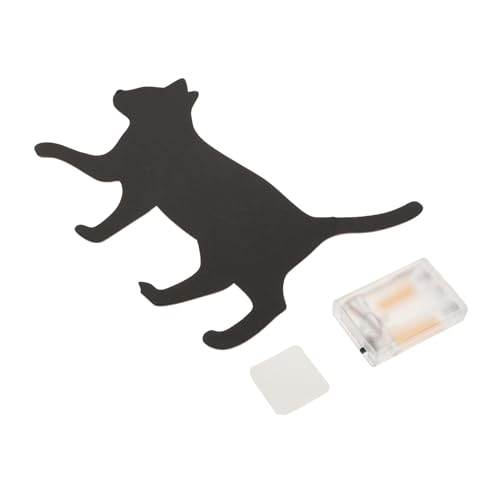 TOYANDONA 1stk Halloween-leuchtaufkleber Geformte Dekoration Leuchtender Aufkleber Für Halloween Leuchtender Wandaufkleber Halloween Wandglühaufkleber Halloween-wandaufkleber Papier Black von TOYANDONA