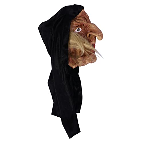 TOYANDONA 1stk Horror Hexenmaske Nonne Maske Halloween-kostüm-party-requisiten Halloween-kostüm Für Erwachsene Halloween-kopfbedeckung Puppendekoration Halloween Kopfbedeckung Emulsion von TOYANDONA