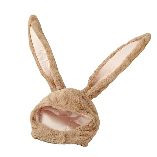 TOYANDONA 1stk Hut Mit Hasenohren Bewegender Hase Warme Mützen Hasenmütze Bewegliche Ohren Halloween- Thermomütze Kinderkostüme Osterhasenmütze Mütze Mit Hasenohren Lustig Brown Plüsch TOYANDONA 1stk Hut Mit Hasenohren Bewegender Hase Warme Mützen Hasenmütze Bewegliche Ohren Halloween- Thermomütze Kinderkostüme Osterhasenmütze Mütze Mit Hasenohren Lustig Brown Plüsch von TOYANDONA