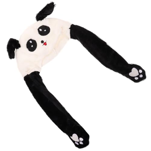 TOYANDONA Cartoon-tiermütze Plüsch-panda-mütze Mit Beweglichen Ohren Karnevals-stil Wärme Für von TOYANDONA