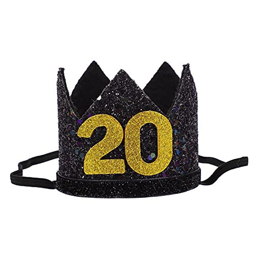 TOYANDONA 1stk Krone Geburtstagshut Babymütze Make-up-stirnbänder Hüte Zum 20. Geburtstag Schwarzer Kronenhut Geburtstag Stirnbänder Tiara-hut Zum Geburtstag Für Erwachsene Neon Vlies Black TOYANDONA 1stk Krone Geburtstagshut Babymütze Make-up-stirnbänder Hüte Zum 20. Geburtstag Schwarzer Kronenhut Geburtstag Stirnbänder Tiara-hut Zum Geburtstag Für Erwachsene Neon Vlies Black von TOYANDONA