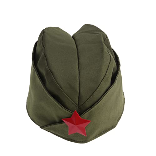 TOYANDONA 1stk Matrose Russischer Kapitänshut Frauen Armee Hut Rollenspiel Karte Erwachsene Yacht Boot Schiff Russischer Dreispitz Sowjetischer Hut Army Cap Deckel Mann Baskenmütze Halloween von TOYANDONA