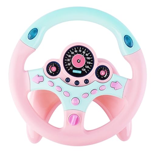 TOYANDONA 1stk Simulationslenkrad Mit Sockel Lenkradwerkzeug Für Kleinkinder Rad Auto Spiele Fahrendes Spinnen Gefälschtes Rad Kinderlenkrad Rosa Elektronisches Bauteil TOYANDONA 1stk Simulationslenkrad Mit Sockel Lenkradwerkzeug Für Kleinkinder Rad Auto Spiele Fahrendes Spinnen Gefälschtes Rad Kinderlenkrad Rosa Elektronisches Bauteil von TOYANDONA