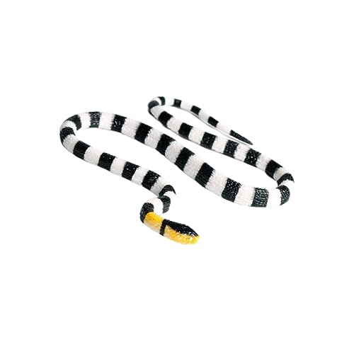 TOYANDONA 1pc Simulierte Schlange Modell Korallen Schlange Für Wildlife Ornament Realistische Handwerk Weiß Schwarz TOYANDONA 1pc Simulierte Schlange Modell Korallen Schlange Für Wildlife Ornament Realistische Handwerk Weiß Schwarz von TOYANDONA