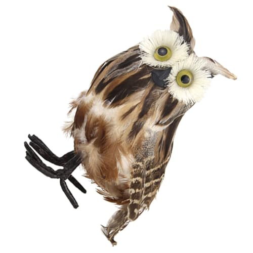 TOYANDONA 1stk Vögel Modell Dekoratives Kunsthandwerk Eulen-Modell Tischverzierung Desktop-vögel-Modell Schmücken Tier von TOYANDONA