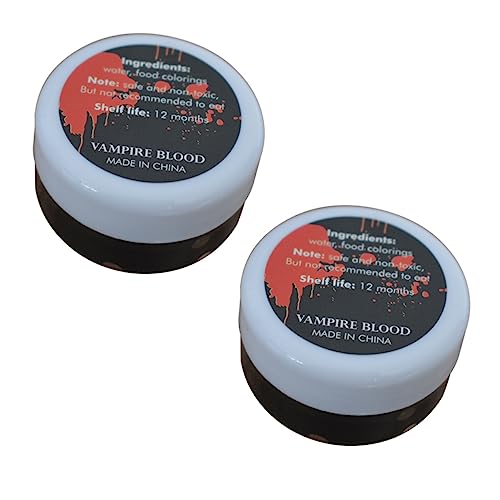 TOYANDONA 2 Boxen Halloween Plasmapaste Vampirblut Gel Vampir Cosplay Halloween Zombie Requisiten Vampir Geronnenes Blut Kunstblut Halloween Wunden Requisiten Kunstblut Lebensmittelfarbe TOYANDONA 2 Boxen Halloween Plasmapaste Vampirblut Gel Vampir Cosplay Halloween Zombie Requisiten Vampir Geronnenes Blut Kunstblut Halloween Wunden Requisiten Kunstblut Lebensmittelfarbe von TOYANDONA