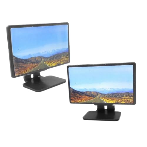 TOYANDONA 2 Maßstab für Puppenhaus Realistische Tv Dekoration Detailgetreues Modell für Wohnzimmerzubehör und Kreative Tiny House Szenen TOYANDONA 2 Maßstab für Puppenhaus Realistische Tv Dekoration Detailgetreues Modell für Wohnzimmerzubehör und Kreative Tiny House Szenen von TOYANDONA