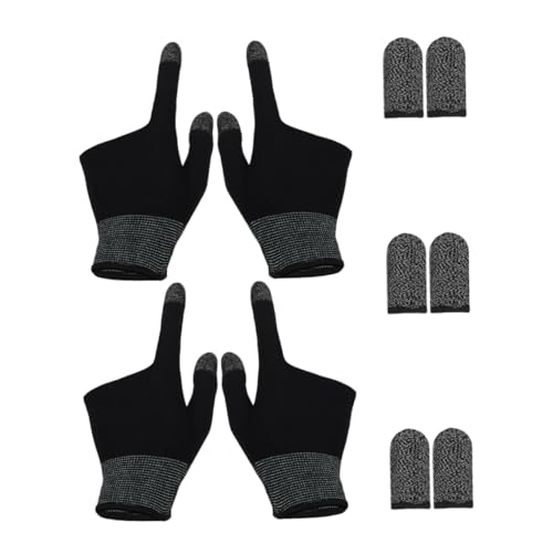 TOYANDONA 2 Paar Spiel-fingerhandschuhe Graphen-daumenärmel Handy-Spiel-Touchscreen-Handschuhe Für Und Billard TOYANDONA 2 Paar Spiel-fingerhandschuhe Graphen-daumenärmel Handy-Spiel-Touchscreen-Handschuhe Für Und Billard von TOYANDONA
