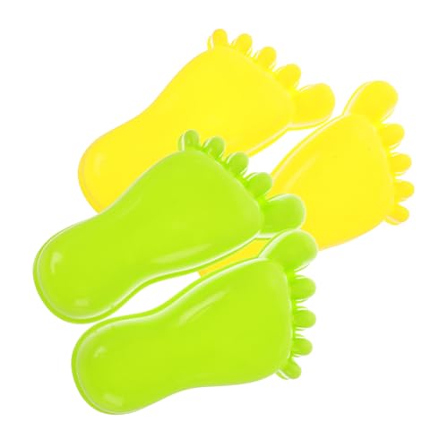 TOYANDONA 2 Paar Strand-fußabdruck- Sandformen Zum Formen Von Sand Sandkastenspielzeug Aus Kunststoff Sandspielformen Sandspielzeug Für Kleinkinder Strandspielzeug Plastik TOYANDONA 2 Paar Strand-fußabdruck- Sandformen Zum Formen Von Sand Sandkastenspielzeug Aus Kunststoff Sandspielformen Sandspielzeug Für Kleinkinder Strandspielzeug Plastik von TOYANDONA