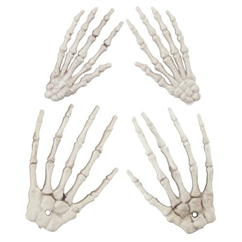 TOYANDONA 2 Paare Halloween Deko Skelett Hand Ornament Realistische Knochen Requisite für Wand Tür Fenster Gruselige Party Dekoration und Lernhilfe TOYANDONA 2 Paare Halloween Deko Skelett Hand Ornament Realistische Knochen Requisite für Wand Tür Fenster Gruselige Party Dekoration und Lernhilfe von TOYANDONA