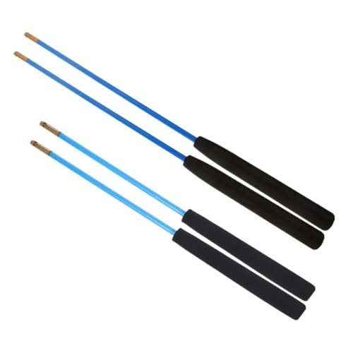TOYANDONA 2 Paare Schwingen Sie Die Stange Diabolo-stöcke Traditioneller Diabolo-Stick Jonglieren Mit Diabolo-Stick Akrobatik-jonglage Mit Dem Handstab Diabolo-zubehör Blue Kupfer von TOYANDONA