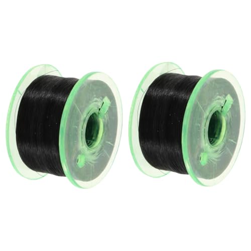 TOYANDONA 2 Rollen Saiten Magische Requisiten Bühnenzubehör Trick-Requisiten Floating-Ring-Trick-Thread Illusionsrequisiten Zubehör für Zaubertricks Bühnenrequisiten Plastik Black von TOYANDONA