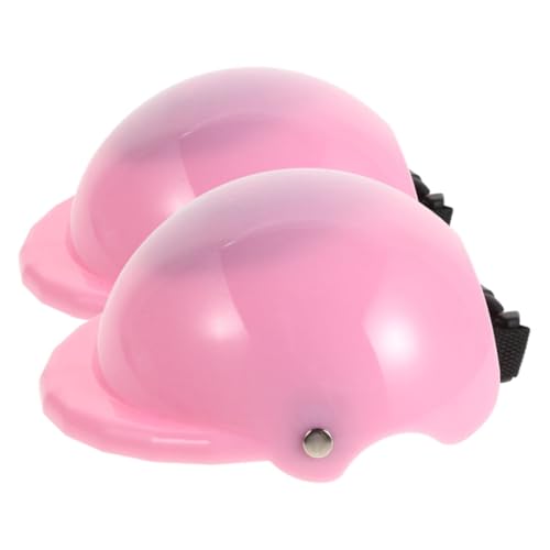 TOYANDONA Puppen-passendes Helm-Set 2 Stück 18-Zoll-puppenhelm Fahrradhelm Für 14-Zoll-Puppen Roller-sporthelm Mädchen-puppenzubehör TOYANDONA Puppen-passendes Helm-Set 2 Stück 18-Zoll-puppenhelm Fahrradhelm Für 14-Zoll-Puppen Roller-sporthelm Mädchen-puppenzubehör von TOYANDONA