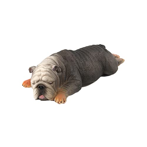 TOYANDONA 2 STÜCK Teiliges Bulldoggen Modell aus Kunststoff Realistische Simulation Detailreiche Hundefiguren für Wohn und Bürodekoration Robustes Material Niedliche Miniatur Bulldogge TOYANDONA 2 STÜCK Teiliges Bulldoggen Modell aus Kunststoff Realistische Simulation Detailreiche Hundefiguren für Wohn und Bürodekoration Robustes Material Niedliche Miniatur Bulldogge von TOYANDONA