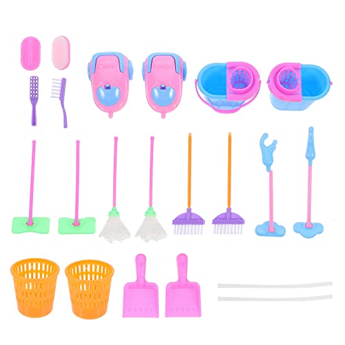 TOYANDONA 2 Sätze À 18 Stück Reinigungswerkzeug-Set Kinderbesen tun so, als würden sie putzset reinigungsset Kinderspielhaus Plastik Colorful TOYANDONA 2 Sätze À 18 Stück Reinigungswerkzeug-Set Kinderbesen tun so, als würden sie putzset reinigungsset Kinderspielhaus Plastik Colorful von TOYANDONA