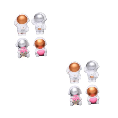 TOYANDONA 2 Sätze Astronautenfigur Astronauten-dekoration Kuchendekoration Kuchenschmuck Kreative Ornamente Kuchenverzierung Geburtstagsfeier Party Mini Harz 4 Stücke * 2 TOYANDONA 2 Sätze Astronautenfigur Astronauten-dekoration Kuchendekoration Kuchenschmuck Kreative Ornamente Kuchenverzierung Geburtstagsfeier Party Mini Harz 4 Stücke * 2 von TOYANDONA