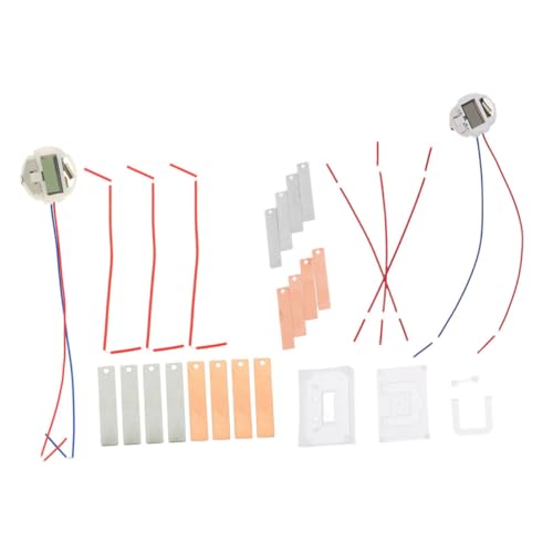 TOYANDONA 2 Sätze DIY Obstbatterie Experimentiergerät für Schüler Lernspielzeug mit Fruchtbatterie Kit und Kartoffeluhr Praktisches Wissenschaftsset für Stromerzeugen und Experimentieren von TOYANDONA