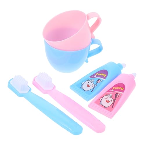 TOYANDONA Puppenwagen-zubehör – 2 Sets Mit Babypuppen-zubehör Miniatur-zahnbürsten Und Toilettenartikeln Für Die Puppenpflege TOYANDONA Puppenwagen-zubehör – 2 Sets Mit Babypuppen-zubehör Miniatur-zahnbürsten Und Toilettenartikeln Für Die Puppenpflege von TOYANDONA