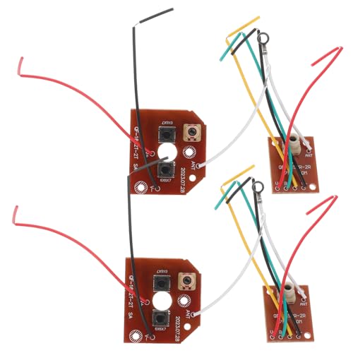 TOYANDONA 2 Sätze Fernbedienungsmodul Wissenschaftliches Für DIY-stromkreismodul DIY-empfängerplatine Für Wissenschaftliche Experimente Sender Für Rc Auto Kupfer von TOYANDONA
