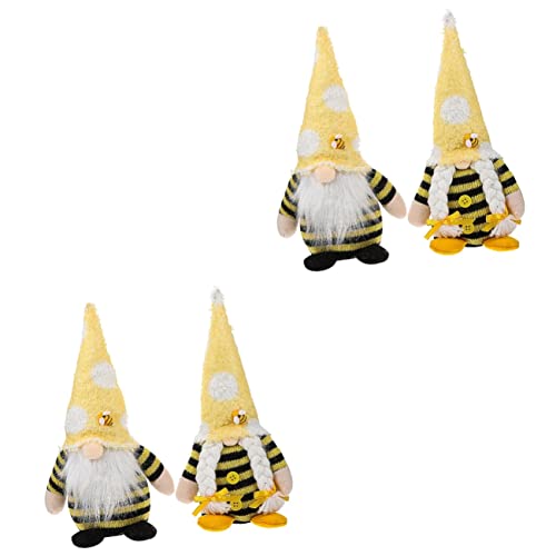TOYANDONA 2 Sätze GNOME Plüschpuppen Für Bienenfest Gesichtslose Deko Figuren Für Partys Und Heimdekoration Vielseitige Verwendung Für Feiern Und Anlässe 2 Stücke * 2 TOYANDONA 2 Sätze GNOME Plüschpuppen Für Bienenfest Gesichtslose Deko Figuren Für Partys Und Heimdekoration Vielseitige Verwendung Für Feiern Und Anlässe 2 Stücke * 2 von TOYANDONA