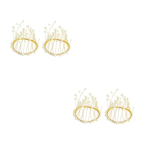 TOYANDONA 2 Sätze Geburtstagstorte Dekoration Perlen-cupcake-topper Figuren Dekorationen Perlen Tiara Braut- Dekoration Für Die Prinzessinnen-themenparty Kuchen Stolz Gold Metall 2 Stück * 2 TOYANDONA 2 Sätze Geburtstagstorte Dekoration Perlen-cupcake-topper Figuren Dekorationen Perlen Tiara Braut- Dekoration Für Die Prinzessinnen-themenparty Kuchen Stolz Gold Metall 2 Stück * 2 von TOYANDONA