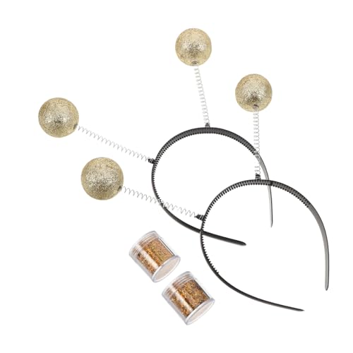 TOYANDONA 2 Sätze Glitzernde Antennen Stirnbänder Leichtes Realistisches Kopfband als Kostüm Accessoire für Erwachsene für Halloween Maskenbälle und Party Dekoration TOYANDONA 2 Sätze Glitzernde Antennen Stirnbänder Leichtes Realistisches Kopfband als Kostüm Accessoire für Erwachsene für Halloween Maskenbälle und Party Dekoration von TOYANDONA