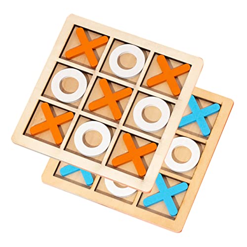 TOYANDONA 2 Sätze Holz Toe Spiel Holzspielzeug Lernspiel für Konzentration und Logikförderung Orange und Blau Fördert Denkvermögen und Kreativität für Familienspiele und Kinderpartys TOYANDONA 2 Sätze Holz Toe Spiel Holzspielzeug Lernspiel für Konzentration und Logikförderung Orange und Blau Fördert Denkvermögen und Kreativität für Familienspiele und Kinderpartys von TOYANDONA