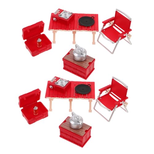 TOYANDONA 2 Sätze Kinderspielzeug Klappbare Campingstühle Camping im Freien Camping-Klappstuhl Kindertisch im Freien Campingspielzeug Kleiner Campingstuhl tragbarer Herd Plastik rot TOYANDONA 2 Sätze Kinderspielzeug Klappbare Campingstühle Camping im Freien Camping-Klappstuhl Kindertisch im Freien Campingspielzeug Kleiner Campingstuhl tragbarer Herd Plastik rot von TOYANDONA