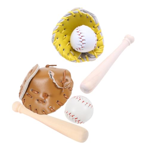 TOYANDONA 2 Sätze Kleines Sportspielzeug Outdoor Sportspielzeug mit Realistischen Miniaturen als Puppenhaus Zubehör und Sportpreis für Kleinkinder von TOYANDONA