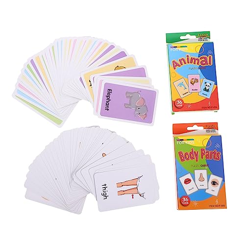 TOYANDONA 2 Sätze Kognitive Lernkarte Kleinkind-Flash-Karte Lernen Sprechende Lernkarten für Kleinkinder Lernspielzeug für Lernkarten -Lernkarten lernt TOYANDONA 2 Sätze Kognitive Lernkarte Kleinkind-Flash-Karte Lernen Sprechende Lernkarten für Kleinkinder Lernspielzeug für Lernkarten -Lernkarten lernt von TOYANDONA
