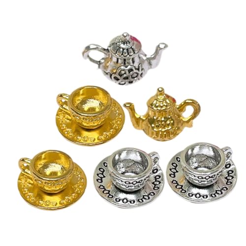TOYANDONA 2 Sätze Mini- -Kaffeemaschine-Set puppenhauszubehör Miniatur-Dinge Puppenhaus Teetasse Rollenspielset Mini-Hausdekoration Küche Rollenspiel Rollenspielzubehör Metall TOYANDONA 2 Sätze Mini- -Kaffeemaschine-Set puppenhauszubehör Miniatur-Dinge Puppenhaus Teetasse Rollenspielset Mini-Hausdekoration Küche Rollenspiel Rollenspielzubehör Metall von TOYANDONA