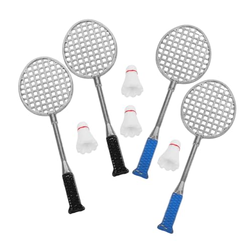 TOYANDONA 2 Sätze Miniatur Badminton Schläger Anhänger aus Legierung Langlebige Dollhouse Sport Accessoires Detailgetreu Gestaltet Leichte Hängende Dekoration für Taschen und Puppenhäuser TOYANDONA 2 Sätze Miniatur Badminton Schläger Anhänger aus Legierung Langlebige Dollhouse Sport Accessoires Detailgetreu Gestaltet Leichte Hängende Dekoration für Taschen und Puppenhäuser von TOYANDONA