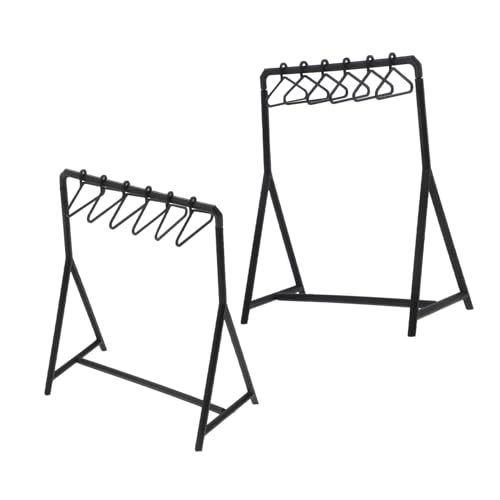 TOYANDONA 2 Sätze Miniatur Kleiderständer mit Kleiderbügeln Mini Garderobe für Puppenhaus Realistische Aufbewahrung und Präsentation von Puppenkleidung Platzsparendes Zubehör für Puppenmöbel TOYANDONA 2 Sätze Miniatur Kleiderständer mit Kleiderbügeln Mini Garderobe für Puppenhaus Realistische Aufbewahrung und Präsentation von Puppenkleidung Platzsparendes Zubehör für Puppenmöbel von TOYANDONA