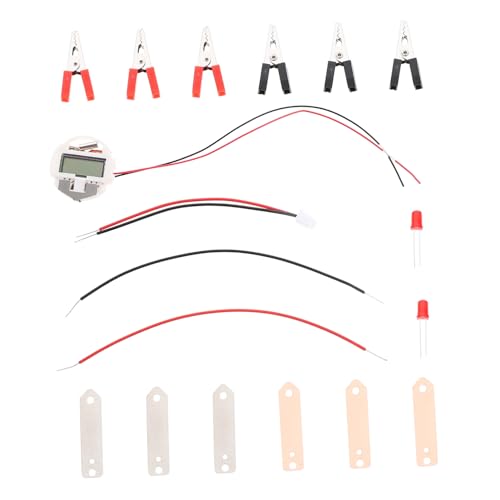 TOYANDONA 2 Sätze Obstbatterie Experimentierkasten Metallmaterial Wiederverwendbar Stromerzeuger Wissenschaftliches DIY Kit für Ab Jahren zur Praktischen Früchte Batterie Stromerzeugung und von TOYANDONA