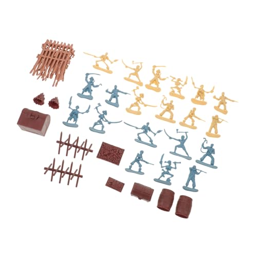 TOYANDONA 2 Sätze Piraten und Mittelalterliche Ritter Figuren mit Zubehör Robuste Plastik Armeefiguren für Jungen Kreatives Rollenspiel und Partyspaß TOYANDONA 2 Sätze Piraten und Mittelalterliche Ritter Figuren mit Zubehör Robuste Plastik Armeefiguren für Jungen Kreatives Rollenspiel und Partyspaß von TOYANDONA