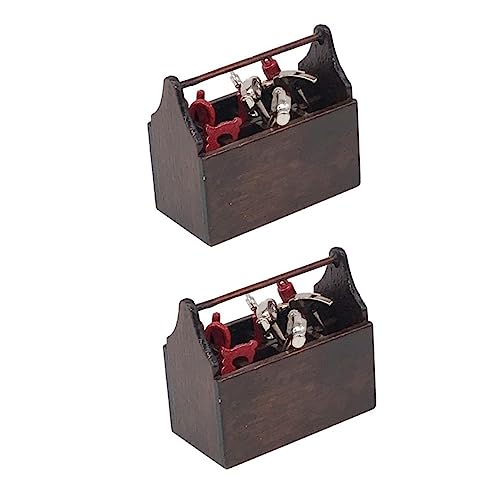 TOYANDONA 2 Sätze Puppenhaus Werkzeugkasten Miniatur Mini Werkzeugkasten Das Puppenhaus Möbelmodelle Mini Szenendekor Mini Hausdekor Mini Familien Werkzeugkasten Schmuck TOYANDONA 2 Sätze Puppenhaus Werkzeugkasten Miniatur Mini Werkzeugkasten Das Puppenhaus Möbelmodelle Mini Szenendekor Mini Hausdekor Mini Familien Werkzeugkasten Schmuck von TOYANDONA